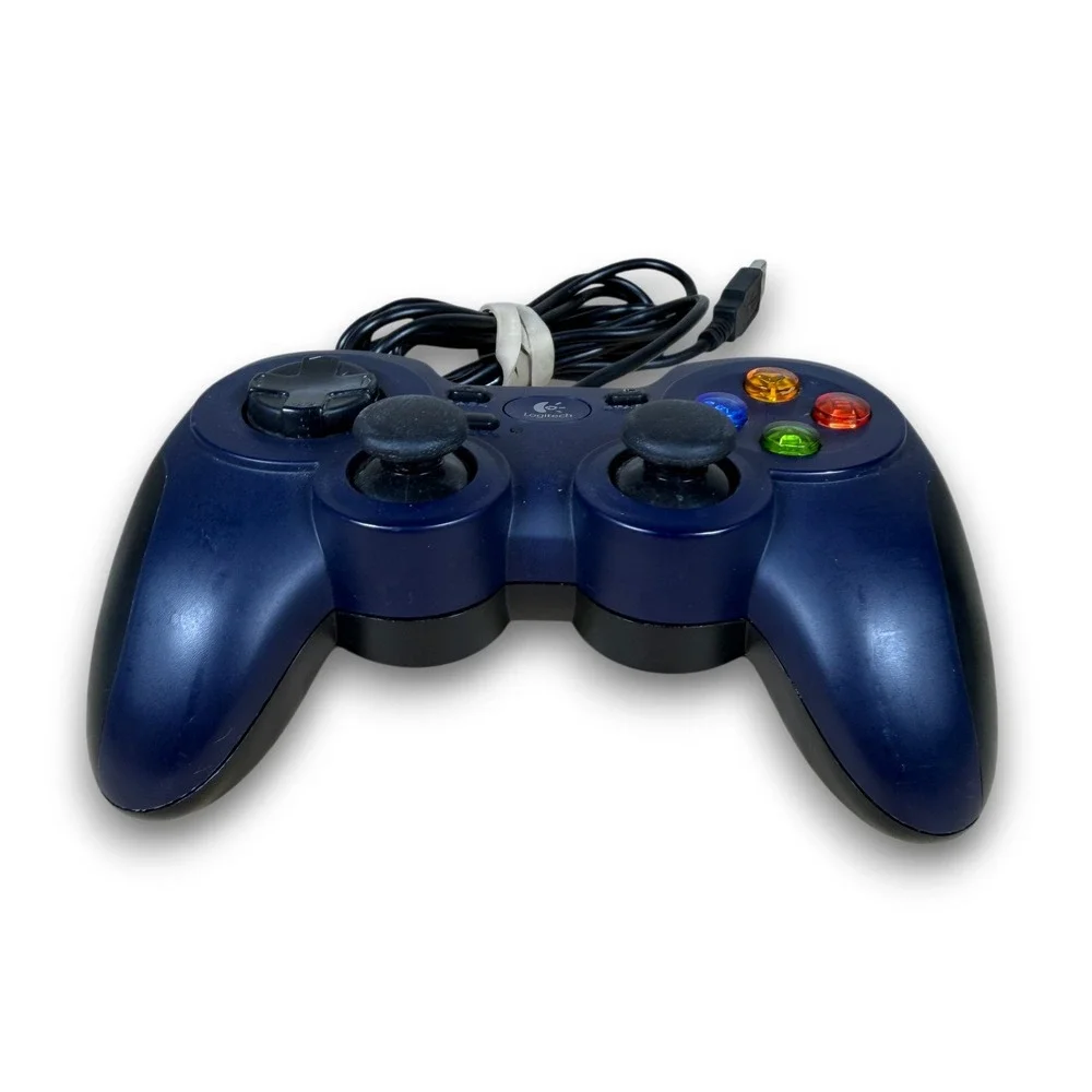 Logitech Gamepad‎ F310 USB Wired Controller Dark Blue Black PC Gaming 840-000058